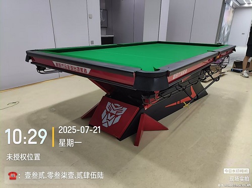 1张毒牙款台球桌.上门安装费500元：登封市.东华镇（家用）