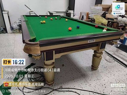 1张乔氏金腿台球桌.上门安装费400元：沁阳市.北关庄村